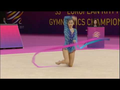 Katsiaryna Halkina-Ribbon EF-EC Budapest 2017