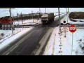 Самое жуткое ДТП - Два поезда разорвали фуру, Казахстан 