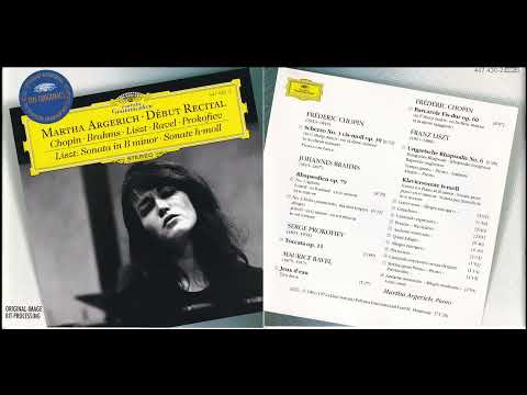 Martha Argerich - Début Recital