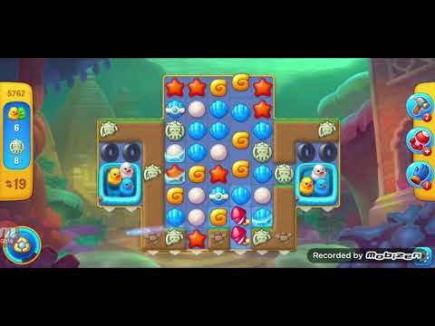 fishdom gameplay/ level 5762 / It is like the ads? / thank you