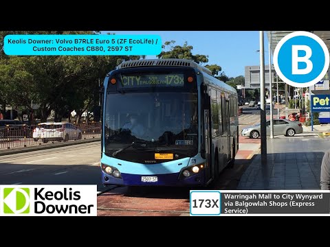 Keolis Downer: Volvo B7RLE Euro 5 (ZF EcoLife) / Custom Coaches CB80, 2507 ST