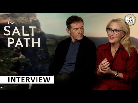 Gillian Anderson & Jason Isaacs Interview | Behind The Scenes of The Salt Path | Powerful True Story