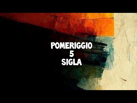 Pomeriggio 5   Sigla