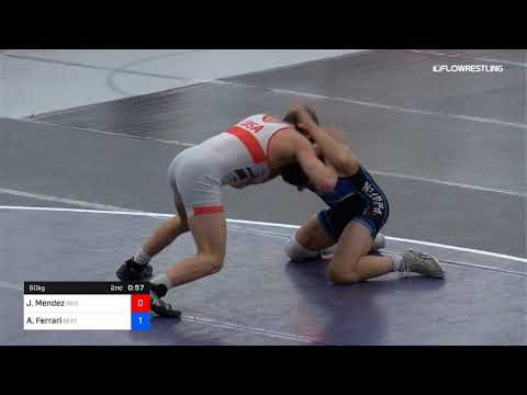 60 Kg Rr Rnd 2 Jesse Mendez Region Wrestling Academy Vs Anthony Ferrari Best Trained