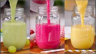 3 HEALTHY SMOOTHIE RECIPES - Perfect for Breakfast, Lunch or Dinner - ZEELICIOUS FOODS