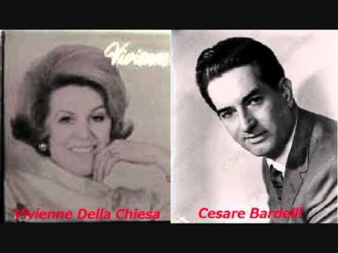 VIVIENNE DELLA CHIESA - CESARE BARDELLI - Andrea Chenier LIVE 1954 Duet