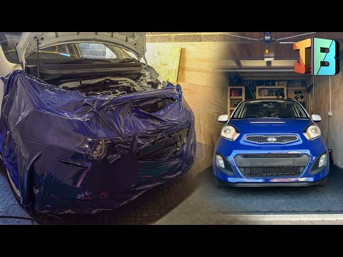 My First Car Wrap -  This is WAY harder than I thought! (Part 2 - Bonnet, Roof & Front Bumper)
