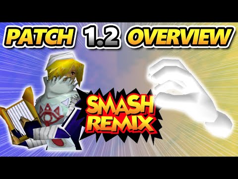 SMASH REMIX 1.2.0 OVERVIEW - New Patch with SHEIK and MASTER HAND!!