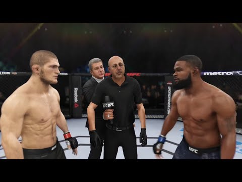 Khabib vs. Tyron Woodley (EA Sports UFC 3) ☝️🦅