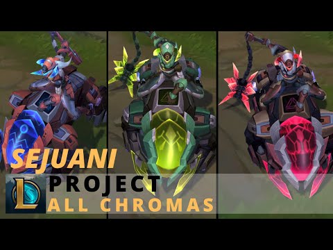 Project Sejuani All Chromas - League of Legends