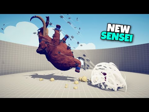 NEW SENSEI VS EVERY UNITS - Totally Accurate Battle Simulator TABS