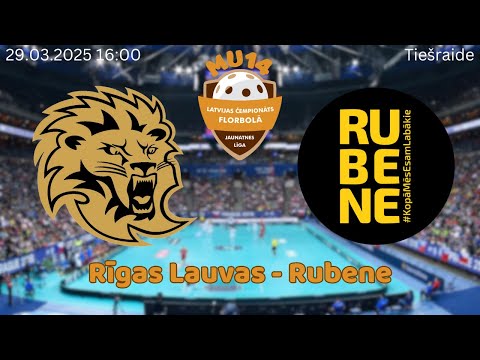 Florbols meitenes U14. Rīgas Lauvas - Rubene. Rīgā, 29.03.2025.