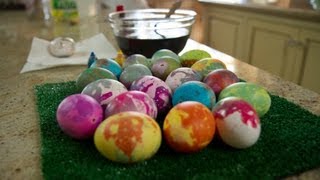 Tie-Dye Easter Eggs - Let