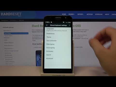 How to Enable Text Correction – Keyboard Features in MOTOROLA Moto G5S