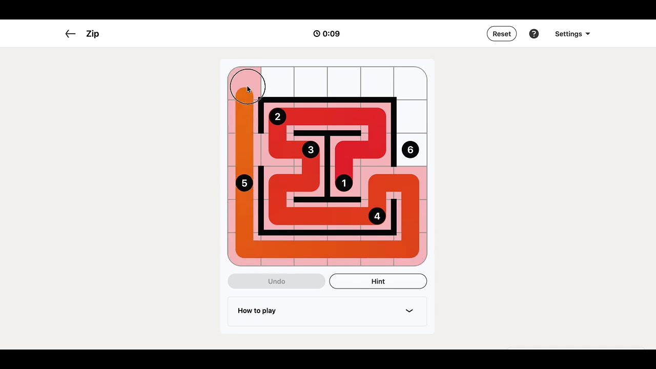 LinkedIn Zip Answer Today | 20 April 2026 - Puzzle #399