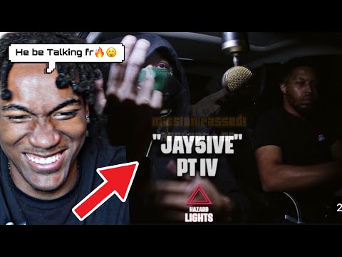Jay5ive -Hazard lights Freestyle‼️REACTION(Gets Disrespectful😲 #reactionvideo #drillmusic #sweepers