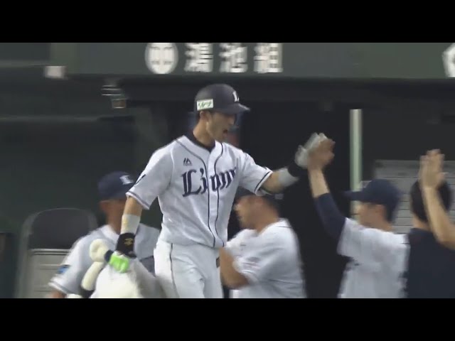 【8回裏】ライオンズ・外崎 5号ソロホームランを放ち追加点を奪う!! 2017/6/10 L-DB