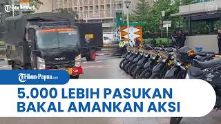 Antisipasi Unjuk Rasa Mahasiswa di Jakarta, 5.955 Personel Gabungan Siaga di Titik Strategis