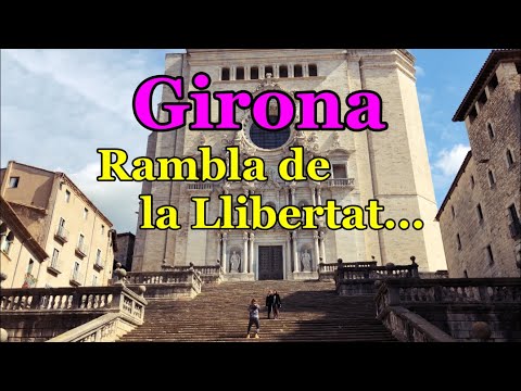 [4K] [SPAIN-GIRONA] Walking along Rambla de la Llibertat...15/MAR/2021 13:00 pm (3/3)