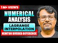 Lagrange Interpolation Unequal Interval Newton Divided Difference