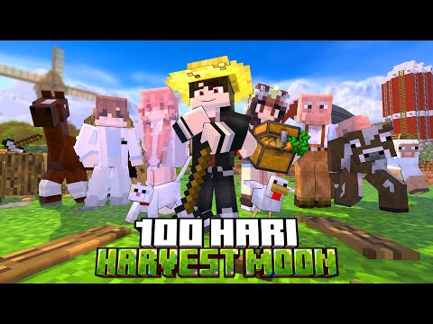 100 Hari Harvest Moon di Minecraft