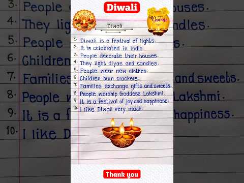 10 Lines on Diwali | Essay on Diwali | 10 Lines on Diwali in English | Essay on Diwali in English