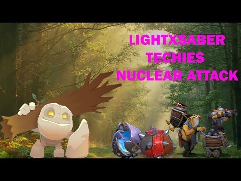 Dota 2 Tiny & Techies Nuclear Attack