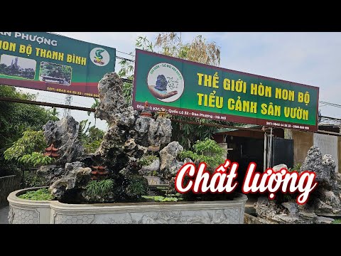 SH.8090. Thăm cơ sở chế tác non bộ tiểu cảnh đẹp chất lượng và uy tín nhất khu vực. Đth 0985.806.999