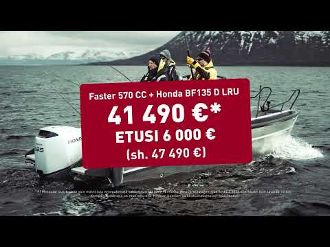 Faster 570 CC + Honda BF135 D LRU - Vene26 - Messutarjous