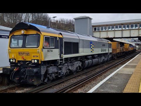 Class 66 SITT at Hastings - 4/3/2023
