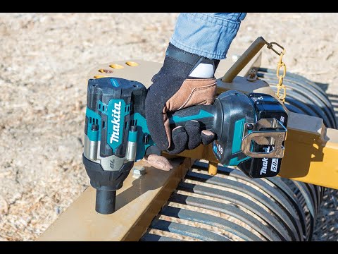 Makita DTW700Z Akumuliatorinis smūginis veržliasukis 18V, 700/1000 Nm, LED 1/2", Be akumuliatorių ir kroviklio! video