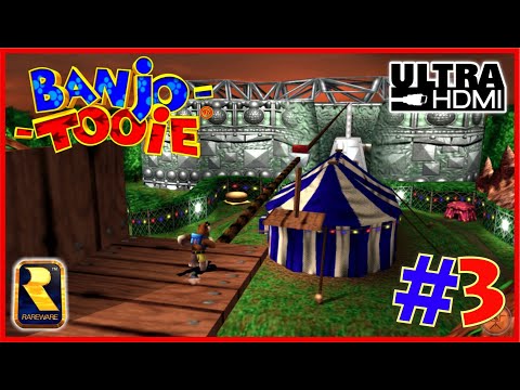 BANJO-TOOIE 100% Walkthrough N64 UltraHDMI Part 3 WITCHYWORLD 100% Collectibles & Cutscenes
