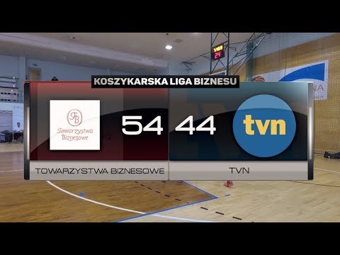 Towarzystwa Biznesowe vs TVN - XIII kolejka - II Liga Warszawa - Koszykarska Liga Biznesu