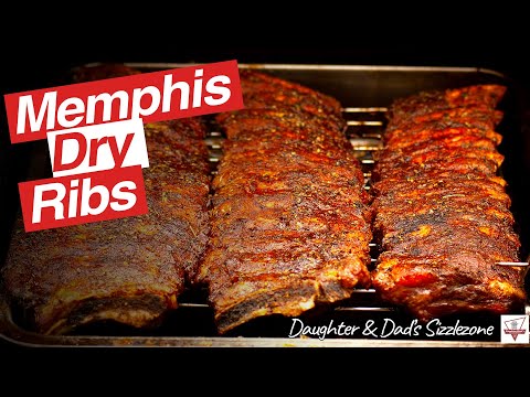 Memphis Dry Ribs - Rippchen vom Gasgrill- Keine 3-2-1 Ribs - Rezept by Daughter & Dad's Sizzlezone