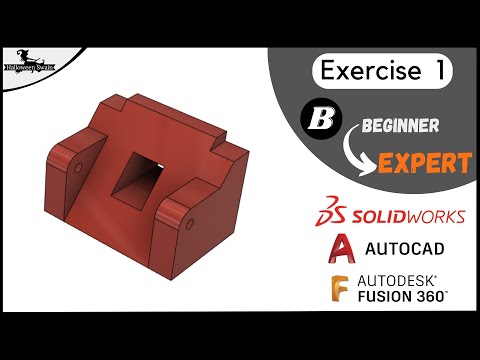 Exercise 1 | Beginner to Expert | Fusion 360 | AutoCAD  | SolidWorks | #halloweenswain#fusion360#3d