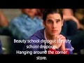 Beauty School Dropout glee with lyrics 