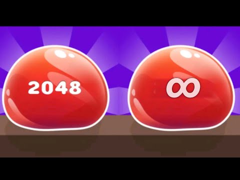 Satisfying Mobile Game New Video jelly 2048 - Blob Merge 3d gameplay walkthrough part 3