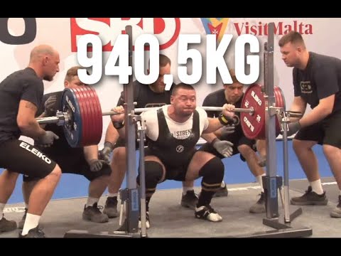 Anatolii Novopismennyi UKR *Squat WR* | 2nd Place 940,5kg Total | 105kg Class  | IPF Worlds 2024