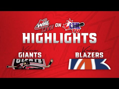 Vancouver Giants at Kamloops Blazers 3/21 | WHL Highlights 2024-25