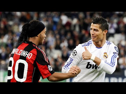 Cristiano Ronaldo and Ronaldinho meet first time