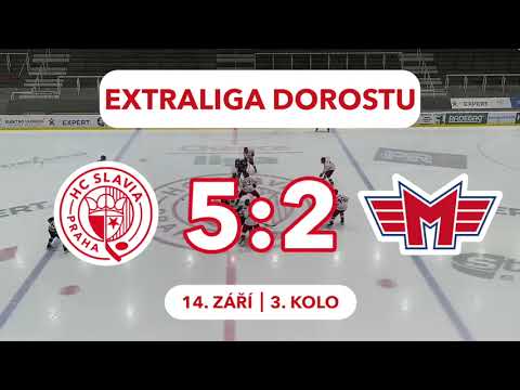 Extraliga dorostu, 3. kolo: HC Slavia Praha – HC Motor České Budějovice 5:2