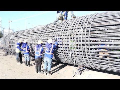 Incredible Modern Fastest Bridge Construction Technology- Heavy Equipment Machine Road Construction