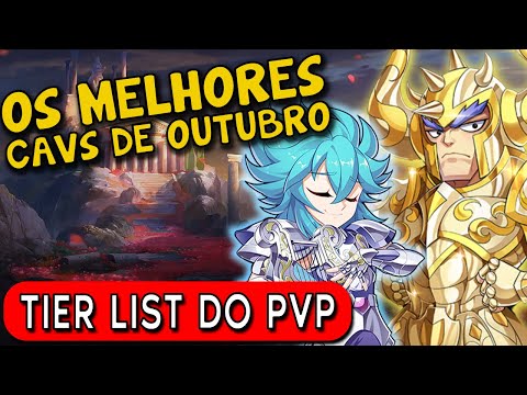 TIER LIST DE OUTUBRO, OS MELHORES CAVALEIROS PARA OS DUELOS GALÁCTICOS - SAINT SEIYA AWAKENING