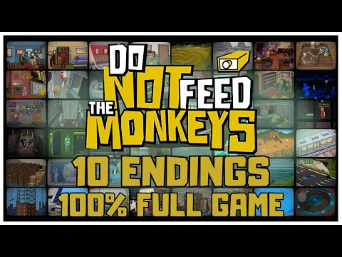 Do Not Feed The Monkeys 100% Full Gameplay Walkthrough + All Achievements (No Commentary)