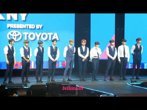180624 WANNA ONE Performance Stage Con NY 2018