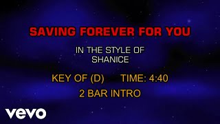 Shanice - Saving Forever For You (Karaoke)