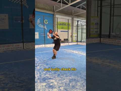 THIS IS HOW THE PROS PLAY THE BANDEJA IN PADEL #wpt #padel #bandeja @hugo_cases