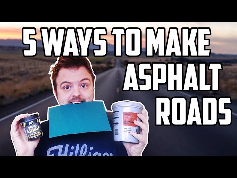 5 Ways To Make Asphalt / Tarmac Roads