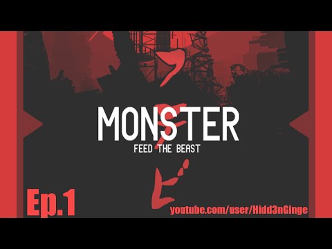 FTB Monster-Ep.1-OMG Its A Little Cave House!
