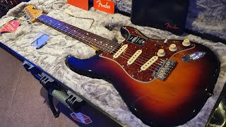 Video thumbnail for Fender American Professional II Stratocaster 3-Color Sunburst Rosewood Fretboard Guitar by Essex Recording Studios
